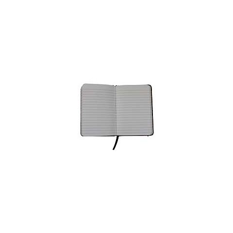Taccuino con copertina in tessuto riciclata dai chicchi di caffè Donau - 96 ff ricilati da 80 g/m² - conf. 3 pz -